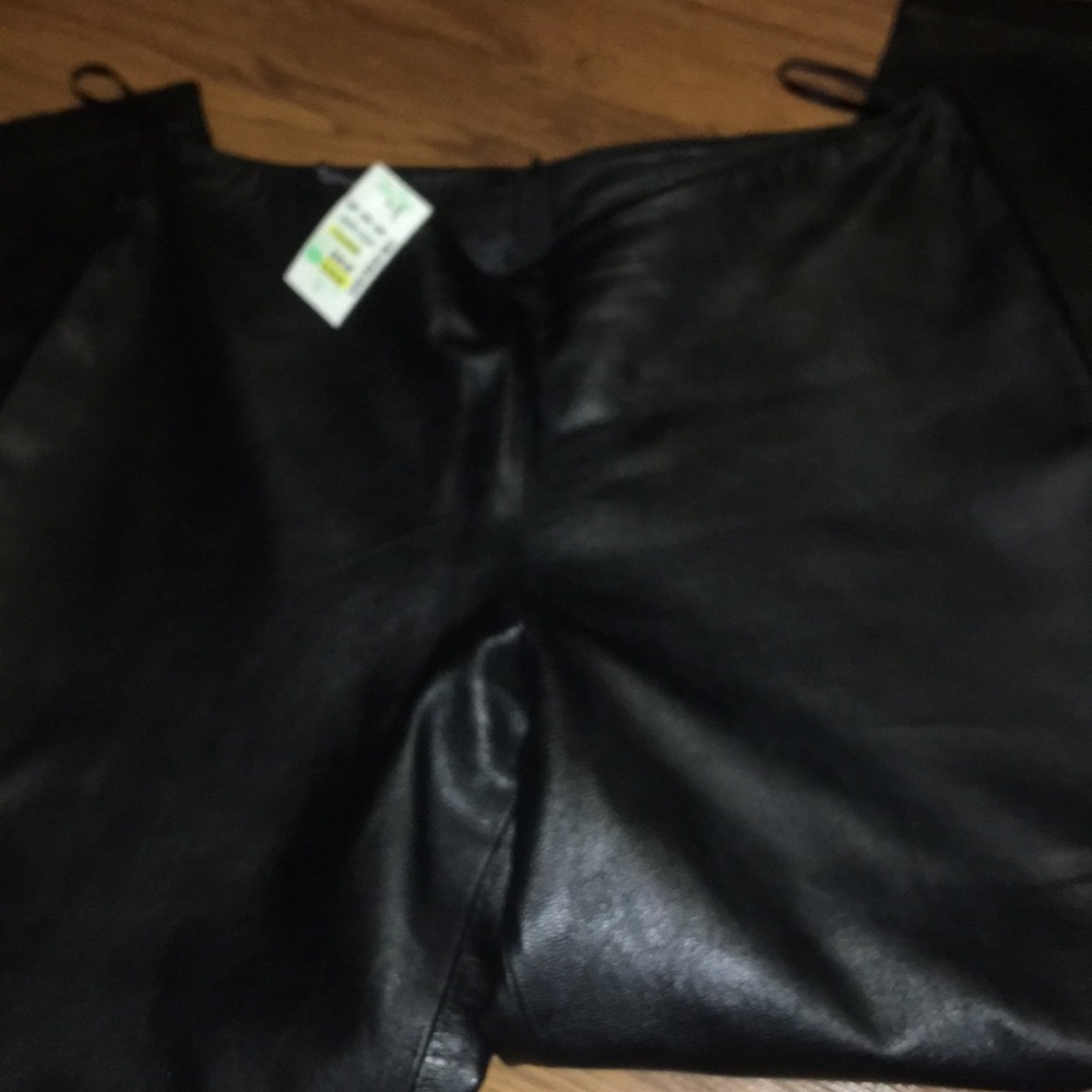 B &J Black Leather Pants❗️❗️❗️👖👖